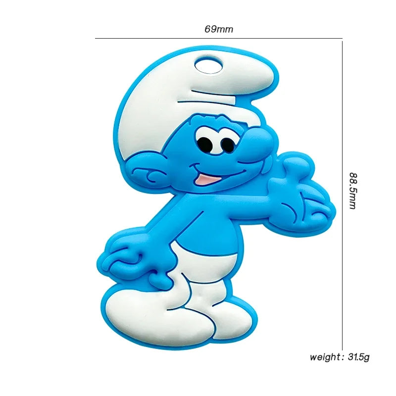 1pcs Silicone Cartoon Stlch Donald Duck Baby Teether Rodent BPA Food Free Silicone Teeth Nursing Pacifier Clip Silicone Bead