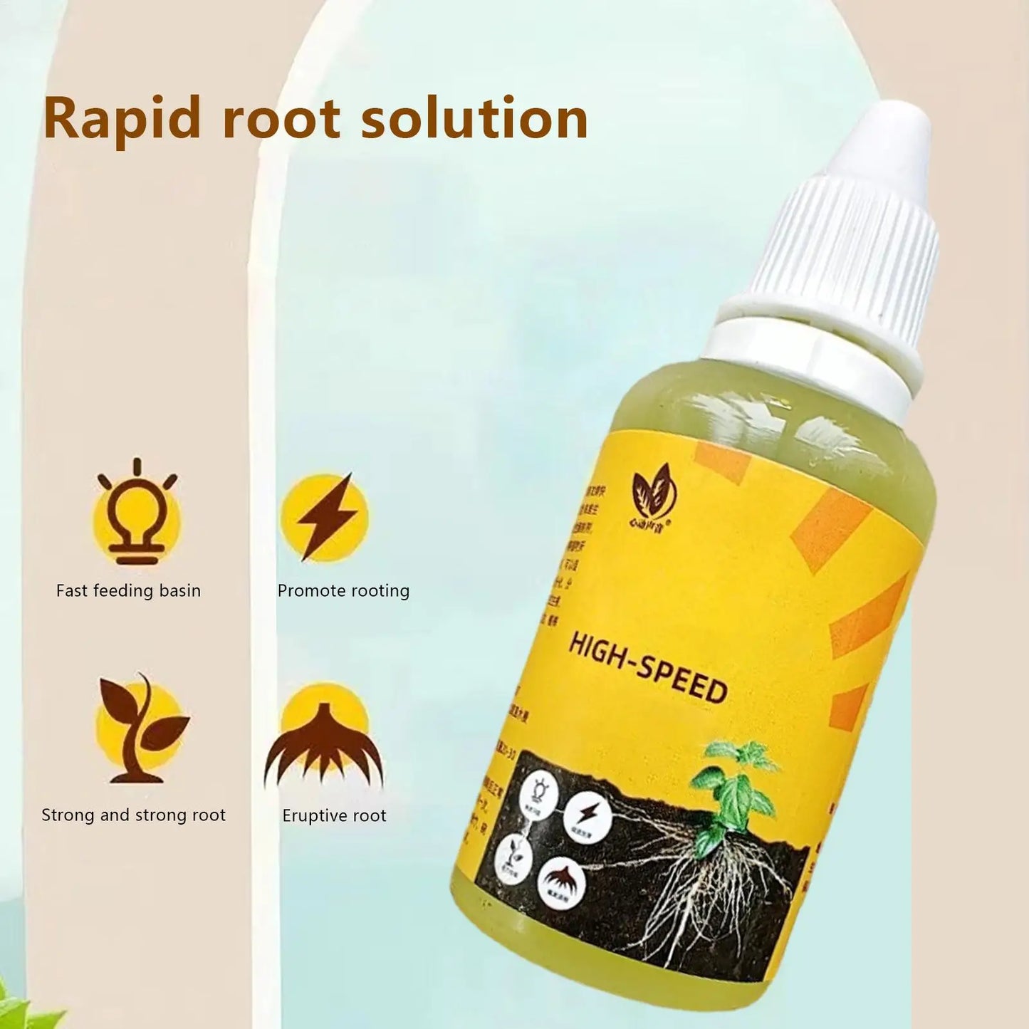 50ml Plant Rooting Stimulator Liquid Plant Root Booster Liquid Rapid Rooting Agent Liquid Fertilizer Strong Rooting Stimulator