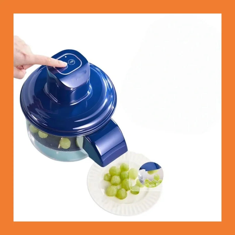 Electric Automatic Grape Peeler Machine for Home Use, Desktop Fruit Skin Peeler for Grapes Tomatoes, Easy to Clean & Save Time