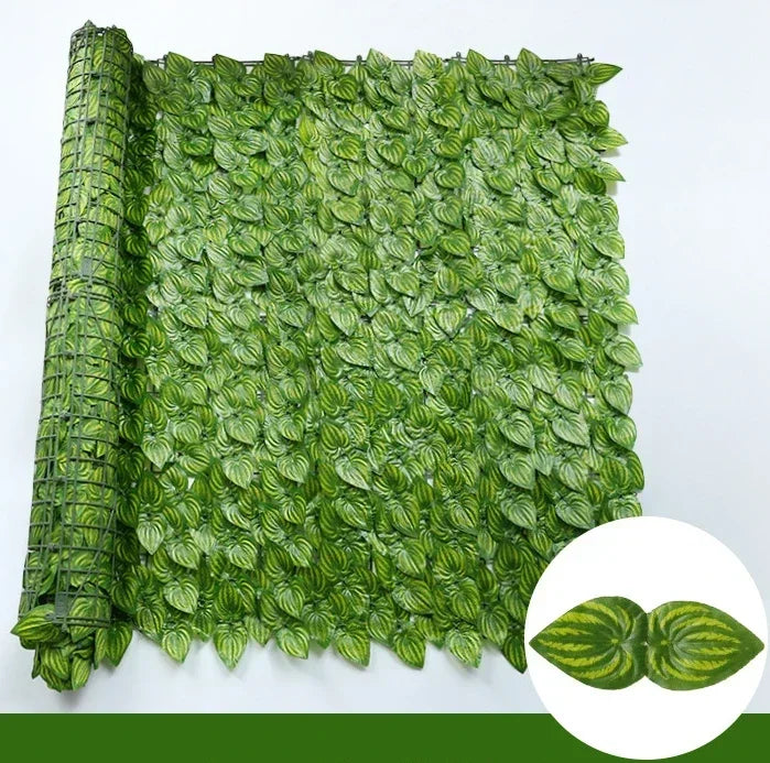 100X300cm Artificial Ivy Fence Plant Grass Wall Panel Faux Green Leaf Hedge Privacy Screen Outdoor Home Garden Balcony Decor