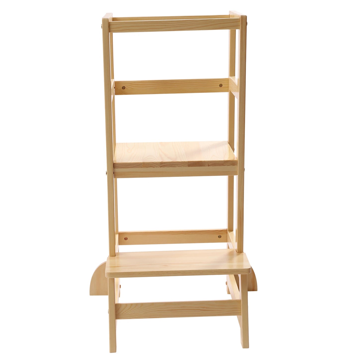Under 6 Years Old Kid Kitchen Step Stool, Kids Standing Tower with Safety Rails for Toddlers