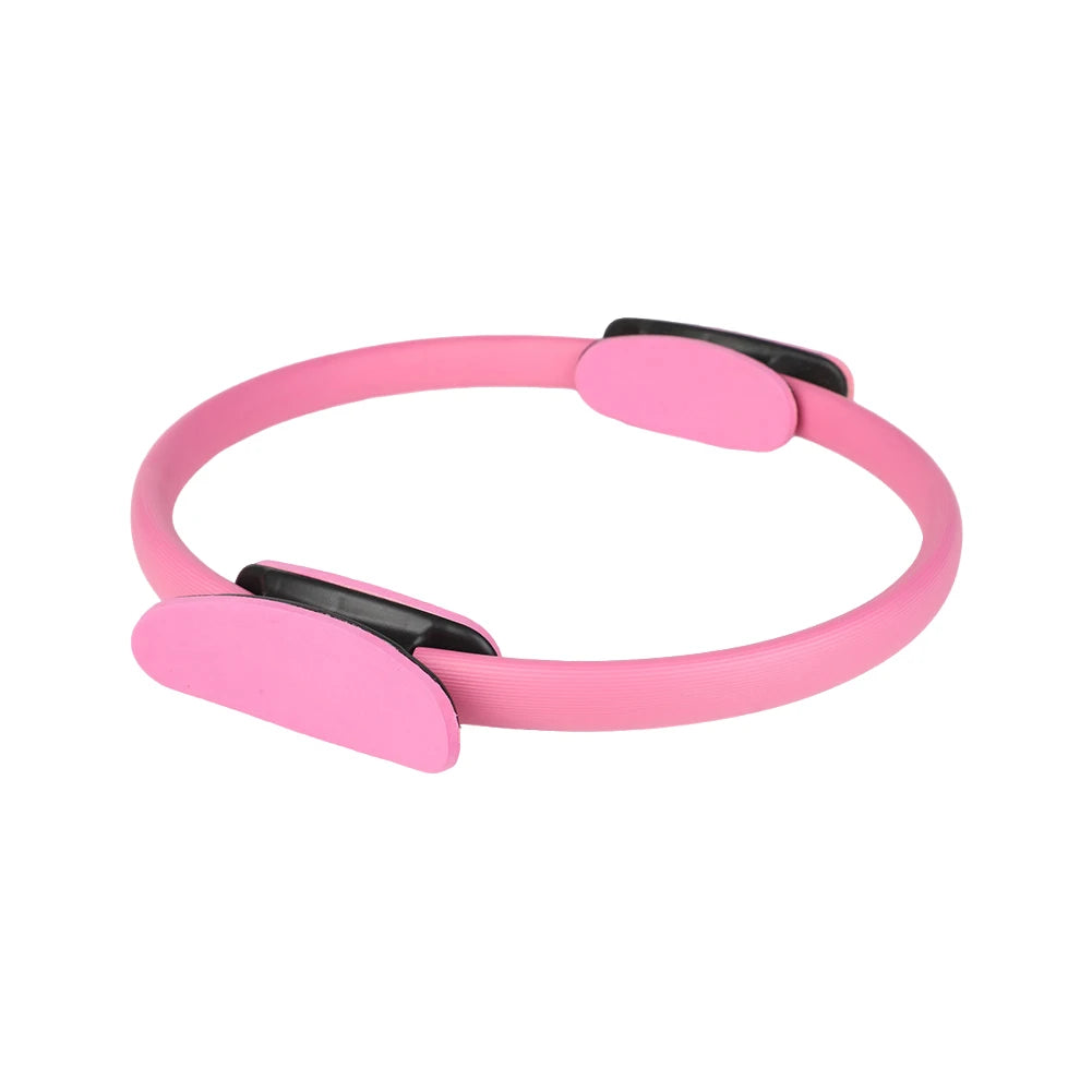 Pilates Ring Fitness Ring with Non Slip Handles Flexible Resistance Exercise Equipment Portable for Toning Inner & Outer Thighs