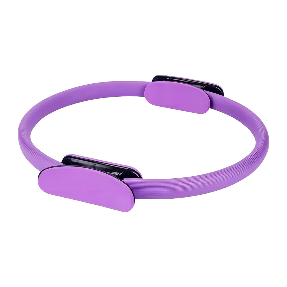 Pilates Ring Fitness Ring with Non Slip Handles Flexible Resistance Exercise Equipment Portable for Toning Inner & Outer Thighs
