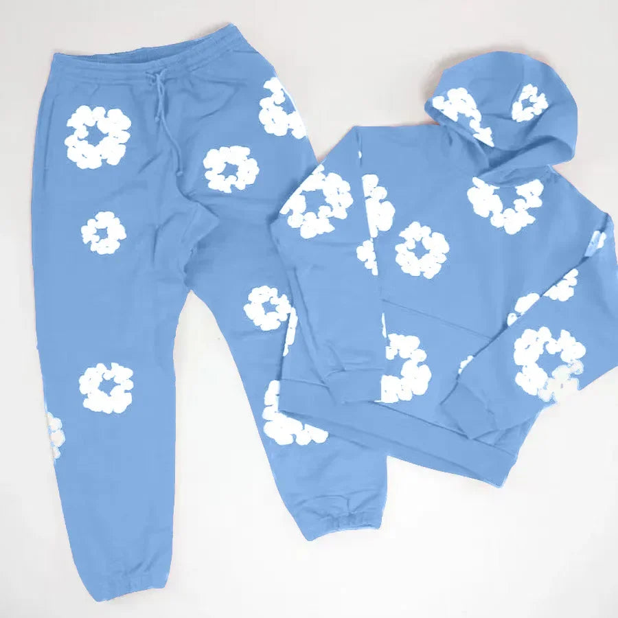 DENIM TEARS brand hot selling new fashionable foam cotton printed hoodie Hip-hop street style is suitable for both women and men