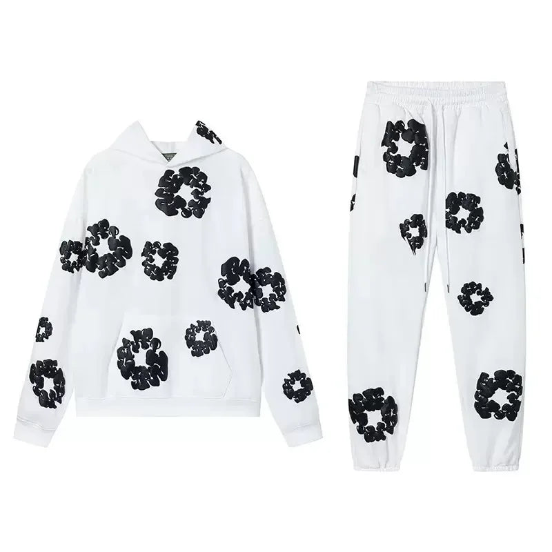 DENIM TEARS brand hot selling new fashionable foam cotton printed hoodie Hip-hop street style is suitable for both women and men