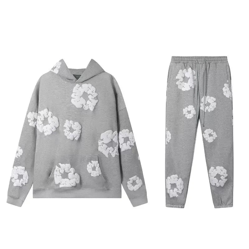 DENIM TEARS brand hot selling new fashionable foam cotton printed hoodie Hip-hop street style is suitable for both women and men