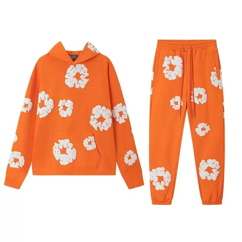DENIM TEARS brand hot selling new fashionable foam cotton printed hoodie Hip-hop street style is suitable for both women and men