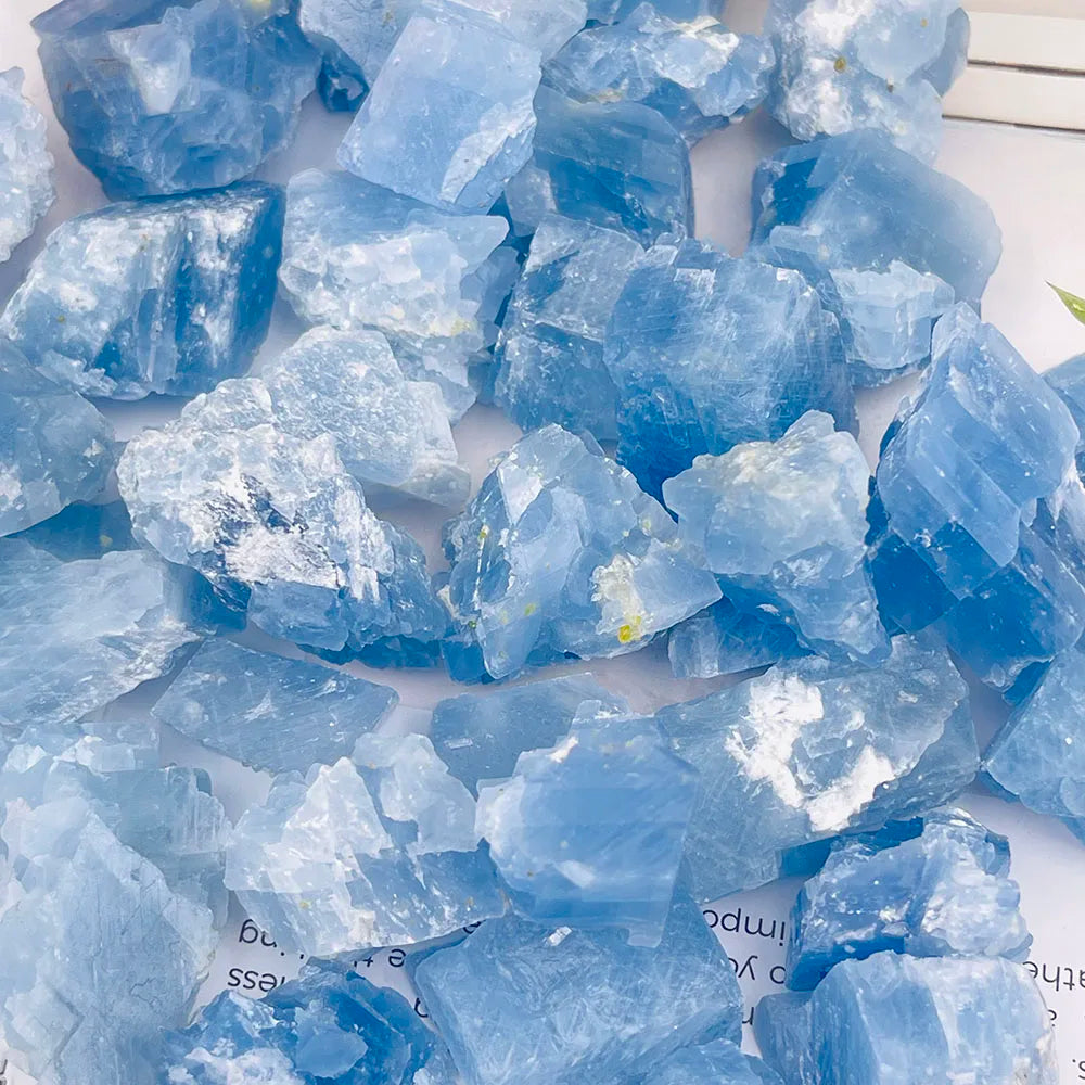 50G/100G Bag Natural Crystal Kyanite Raw Stone Crystal Carved Crafts Crystals Stone For Fish Tank Decoration Home Decoration