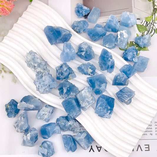 50G/100G Bag Natural Crystal Kyanite Raw Stone Crystal Carved Crafts Crystals Stone For Fish Tank Decoration Home Decoration