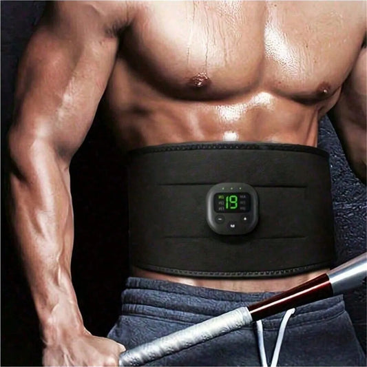 Waist Massager Portable USB Charging Shaper Electric Arm Hip Leg Trainer Body Shaping Belt Fitness Massager
