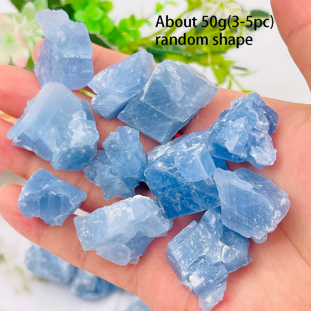 50G/100G Bag Natural Crystal Kyanite Raw Stone Crystal Carved Crafts Crystals Stone For Fish Tank Decoration Home Decoration