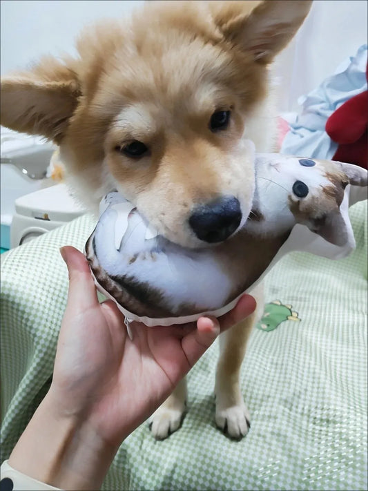 Customized double-sided pet shaped pillow - an ideal gift for dog lovers,perfect for home decoration, car seats, Polyester fiber