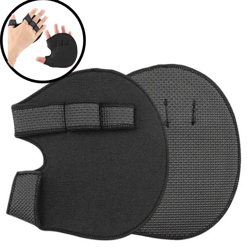 2PCS Neoprene Grip Pads Lifting Grips Gym Workout Gloves Weightlifting Calisthenics Powerlifting Fitness Sports Hand Protector